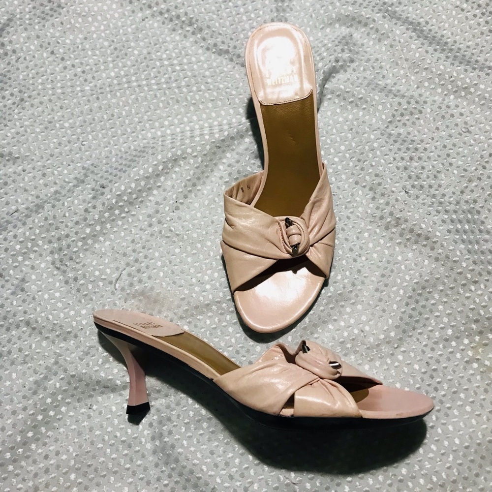 Stuart weitzman pale pink heels